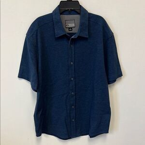 Burnside Men's Blue Short Sleeve Shirt size L